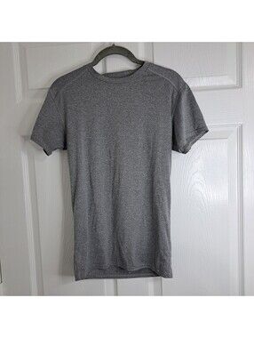 Bcg Mens Gray Athletic Shirt Short Sleeve